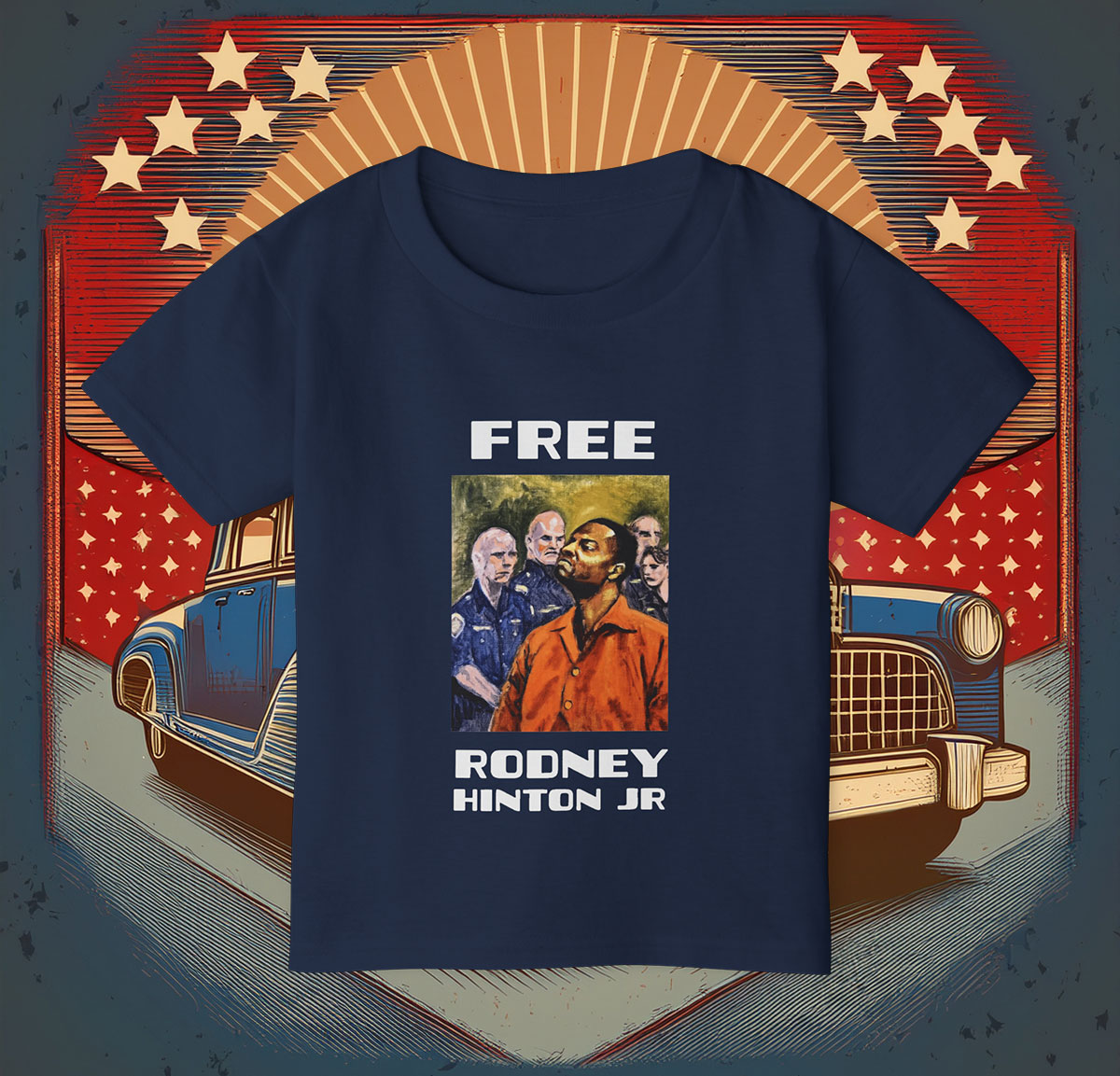 Free Rodney Hinton Jr T-Shirt Kids