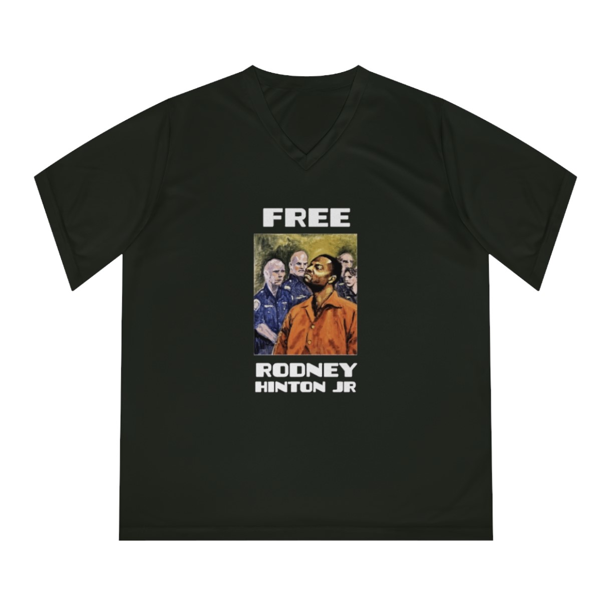 Free Rodney Hinton Jr V-Neck T-Shirt