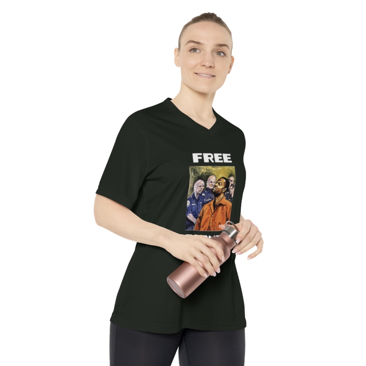 Free Rodney Hinton Jr V-Neck T-Shirt