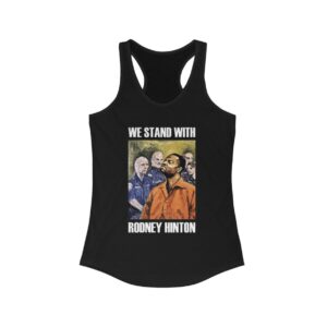 We Stand With Rodney Hinton Racerback Tank