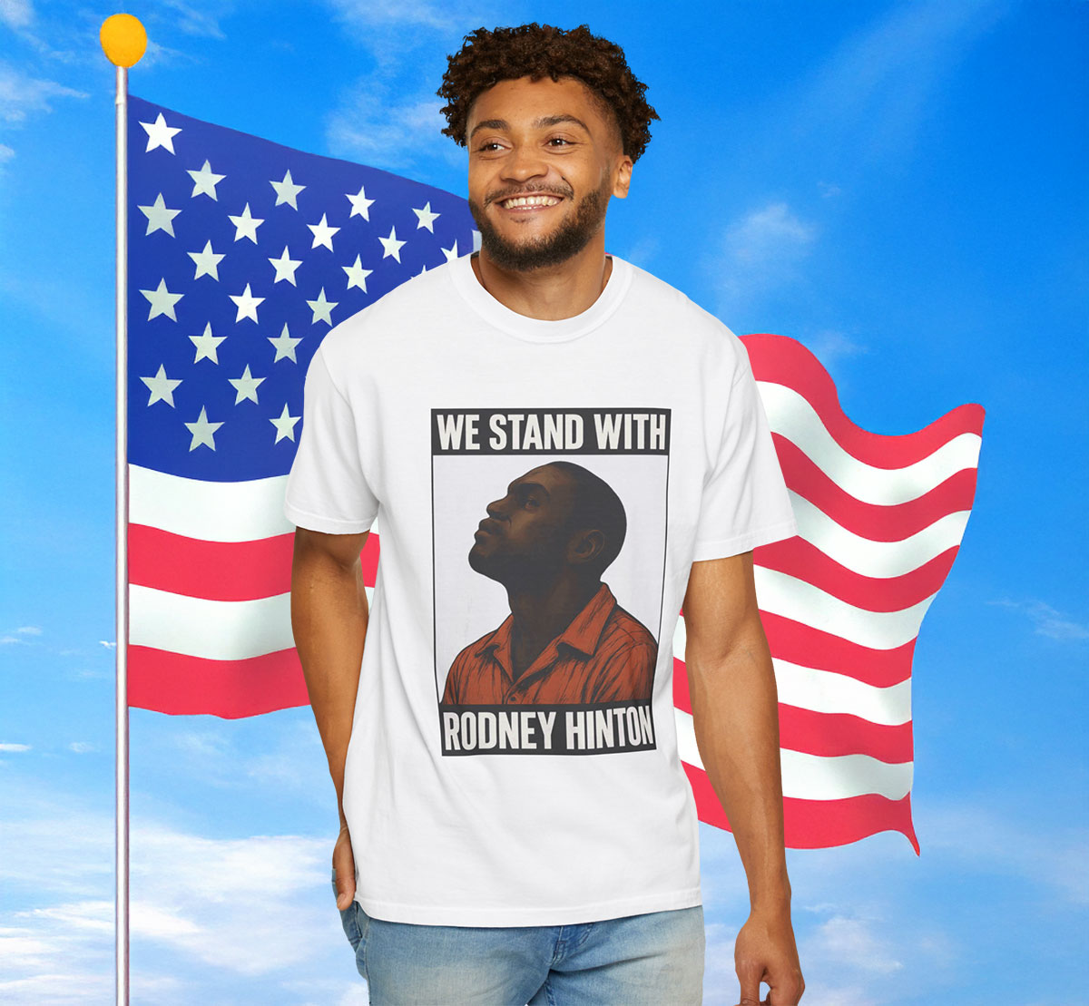 We Stand With Rodney Hinton T-Shirt